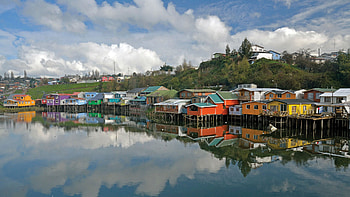 Chiloe Island, Historic Castro, Stilted houses, Patagonian charm HD wallpaper