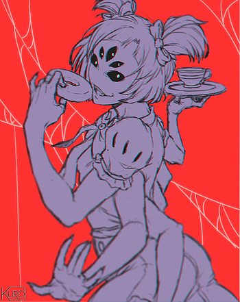 Muffet Fanart by Kuroharra Muffet Fanart by Kuroharra HD phone wallpaper