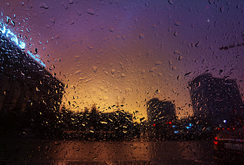 Rain, Drops, Miscellanea, Miscellaneous, Glass, Gradient, Blurred, Fuzzy HD wallpaper