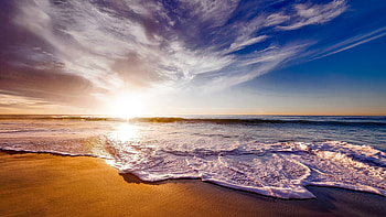 Pacific Ocean, California HD wallpaper