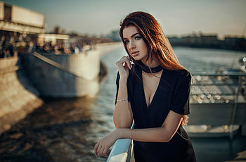 Blue Eyes Girl In Depth Of Field, eyes, girls, model, graphy HD wallpaper