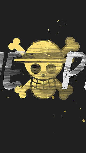 One Piece Gold Jolly | Straw Hat Emblem | Anime Pirate Lockscreen, Anime, One Piece HD phone wallpaper