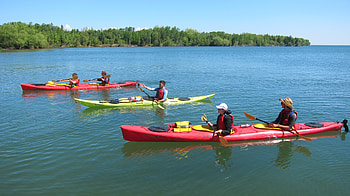 Apostle Islands National Lakeshore, Kayaking HD wallpaper