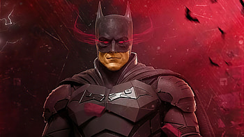 2020 The Batman Red, the-batman, superheroes, artwork HD wallpaper