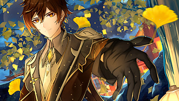 Zhongli Genshin Impact HD wallpaper