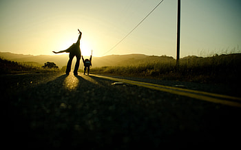 Sky, Roads, Sun, Dark, Shine, Light, Road, Path, Hands, Mood, Way, Dad, Daddy HD wallpaper