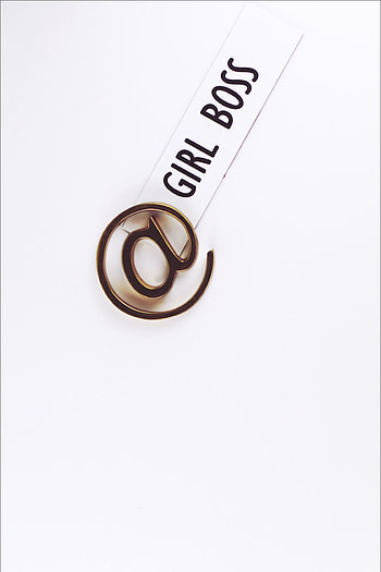 Words, Minimalism, Girl, Inscription, Boss HD phone wallpaper