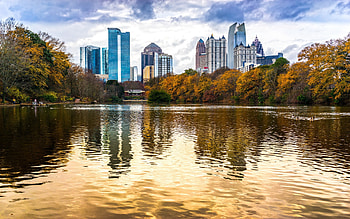 Atlanta skyline, , Baltana HD wallpaper