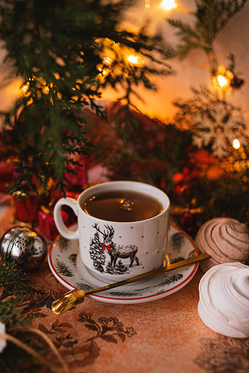Holidays, New Year, Cup, Christmas, Holiday, Tea HD phone wallpaper
