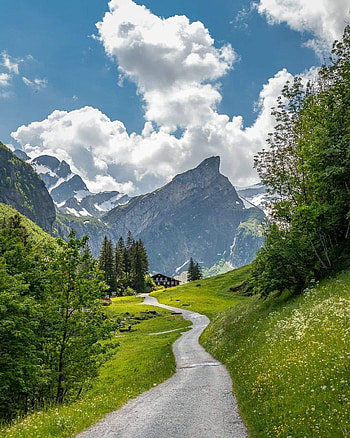 Alpstein Switzerland, cloud, sky HD phone wallpaper