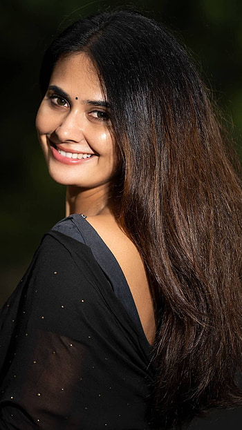 Kavya Gowda, kannada actress, saree beauty HD phone wallpaper