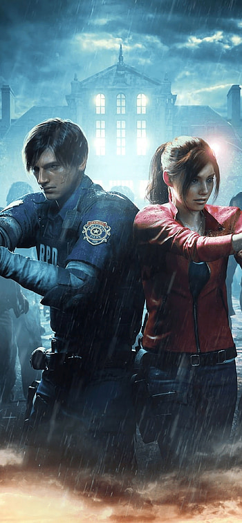 Leon S. Kennedy, Resident Evil 2, Claire Redfield HD phone wallpaper