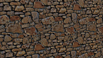 Stone Wall, Seamless texture, 3D model HD wallpaper