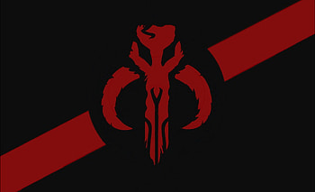 Mandalorian, Iconic symbol, Intergalactic bounty hunter, Sci-fi action HD wallpaper