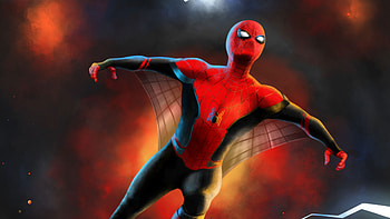 Spiderman Newart , spiderman, superheroes, artwork, digital-art, art HD wallpaper