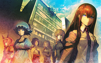 Steins;Gate, Huke (artist), Makise Kurisu, Amane Suzuha, Faris Nyannyan, Kiryuu Moeka, Shiina Mayuri, Urushibara Ruka, Anime / and ... HD wallpaper