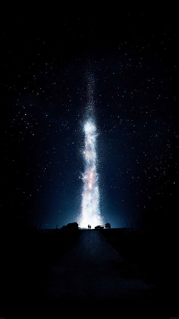 star-gazing-night-bw-9- HD phone wallpaper