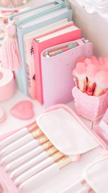 Pink Aesthetic, Books HD phone wallpaper