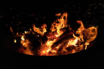 Fire, Dark, Flame, Sparks HD wallpaper