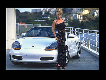 Model, porsche HD wallpaper