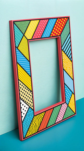 Vibrant Frame: A Colorful Delight HD phone wallpaper