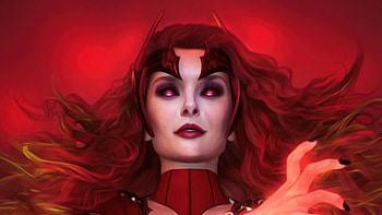 Scarlet Witch Fan Art , wanda-vision, scarlet-witch, tv-shows, artstation HD wallpaper