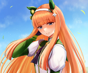 Silence Suzuka, Silence Suzuka, Anime, Uma Musume: Pretty Derby HD wallpaper
