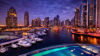 Dubai Marina, Dubai HD wallpaper