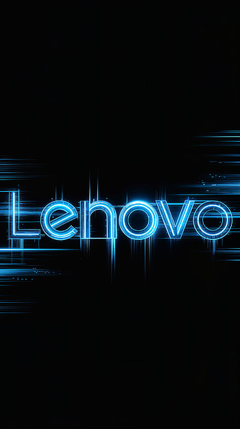 Lenovo Neon Glow: Futuristic , technology, logo, digital, neon HD phone wallpaper