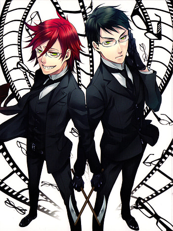 Grell Sutcliff, Kuroshitsuji, William T. Spears, Minitokyo HD phone wallpaper