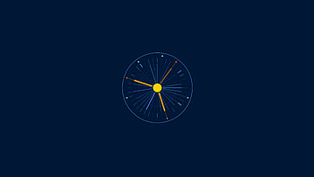 Minimalist Clock , minimalist, minimalism, clock, artist, artwork, digital-art HD wallpaper