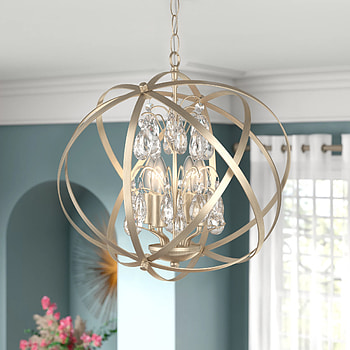 Wayfair crystal chandeliers, Elegant lighting, Home decor, Illuminating centerpiece HD phone wallpaper