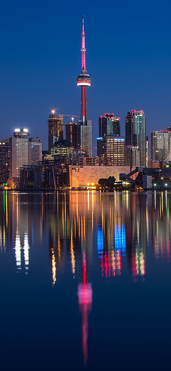 CN Tower, Toronto, Man-made structure HD phone wallpaper