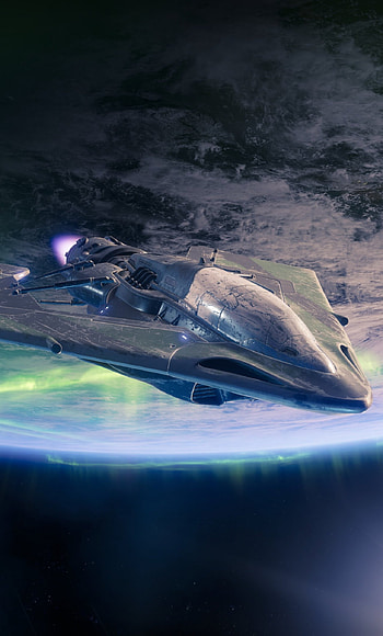 Destiny 2, Game planet, Spaceship HD phone wallpaper