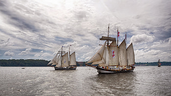Schooner hintergrundbilder, Schooner , Stunning , Scenic beauty HD wallpaper