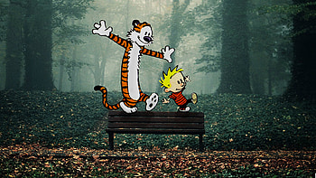 Calvin and Hobbes by gwoovysmoothy on DeviantArt HD wallpaper