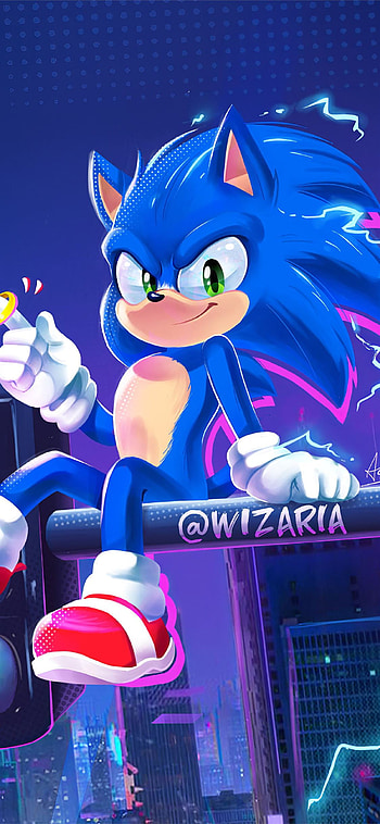 Sonic Sitting, sonic-the-hedgehog, sega HD phone wallpaper