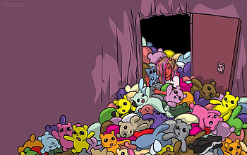 Toys, Vector, Door, Lots Of, Multitude, Teddy Bears HD wallpaper