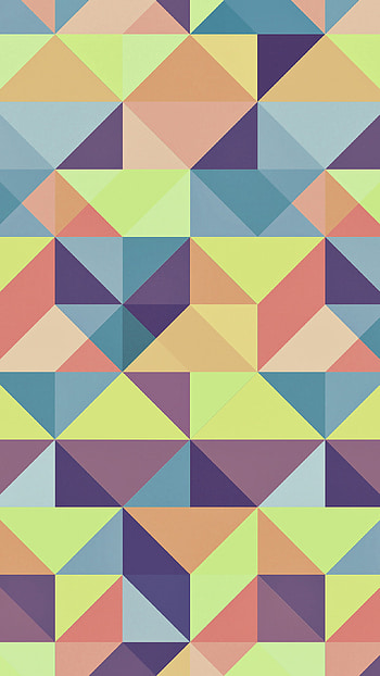 Abstract polygon art, Rainbow triangle, Vibrant colors, Modern design HD phone wallpaper