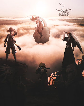 Animes Big 4 , heat, art HD phone wallpaper