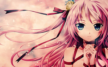 Hoping for Love, pink, anime, pretty, love, cool, hope, girl HD wallpaper