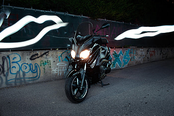 Motorcycles, Lights, Glow, Motorcycle, Bike, Headlights HD wallpaper