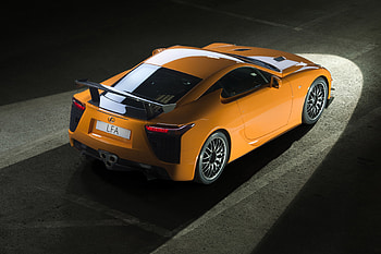 Top View, Lexus LFA HD wallpaper