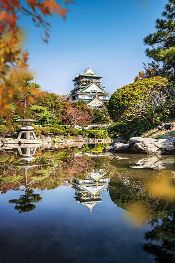 Osaka Castle, Travels, Main tower, Osaka attractions HD phone wallpaper