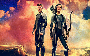 Katniss Catching Fire, the-hunger-games, movies, jennifer-lawrence HD wallpaper