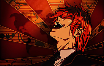 Yagami Light Death Note, death note, light, yagami, red, red hair HD wallpaper