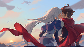 Sunset Whiterose, Ruby Rose, Weiss Schnee, Anime, RWBY HD wallpaper