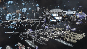 Infinite Lagrange, Base-building guide, Home in space, Pocket tactics HD wallpaper