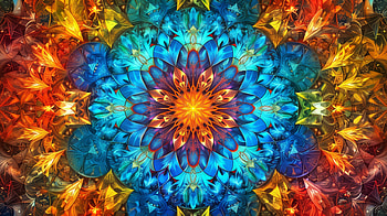 Colorful Kaleidoscope, kaleidoscope HD wallpaper