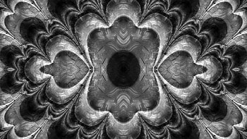 Trippy Psychedelic Fractal, trippy, psychedelic, aesthetic, white, black, Abstract, fractal, abstract black HD wallpaper